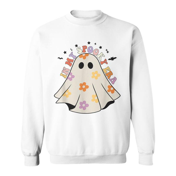 In My Spooky Era Spooky Season Retro Halloween Ghost Sweatshirt