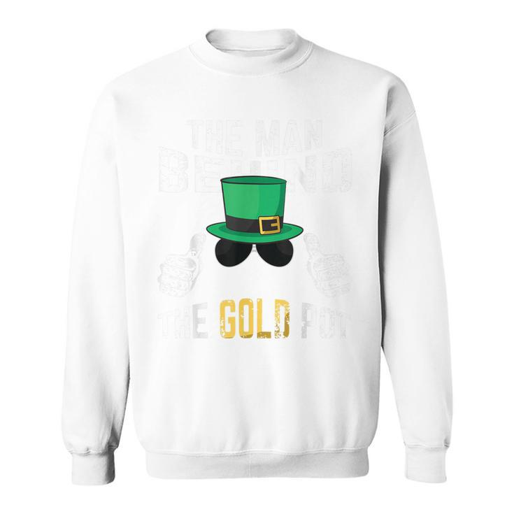St Patricks Day Pregnancy  For Men Gold Pot Dad To Be  Gift For Mens Sweatshirt