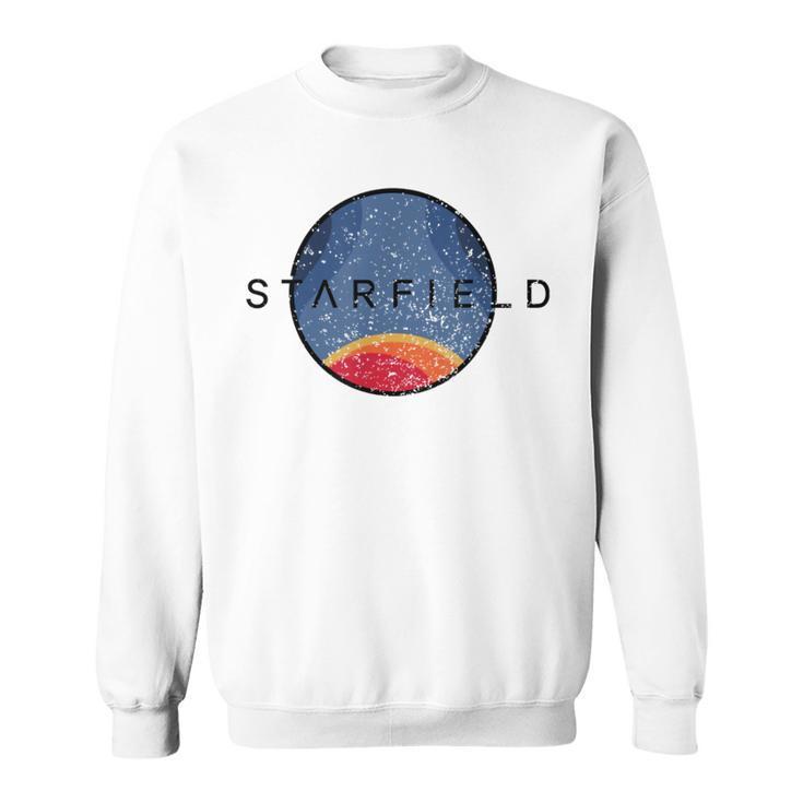 Starfield Star Field Space Galaxy Universe Vintage Retro Sweatshirt
