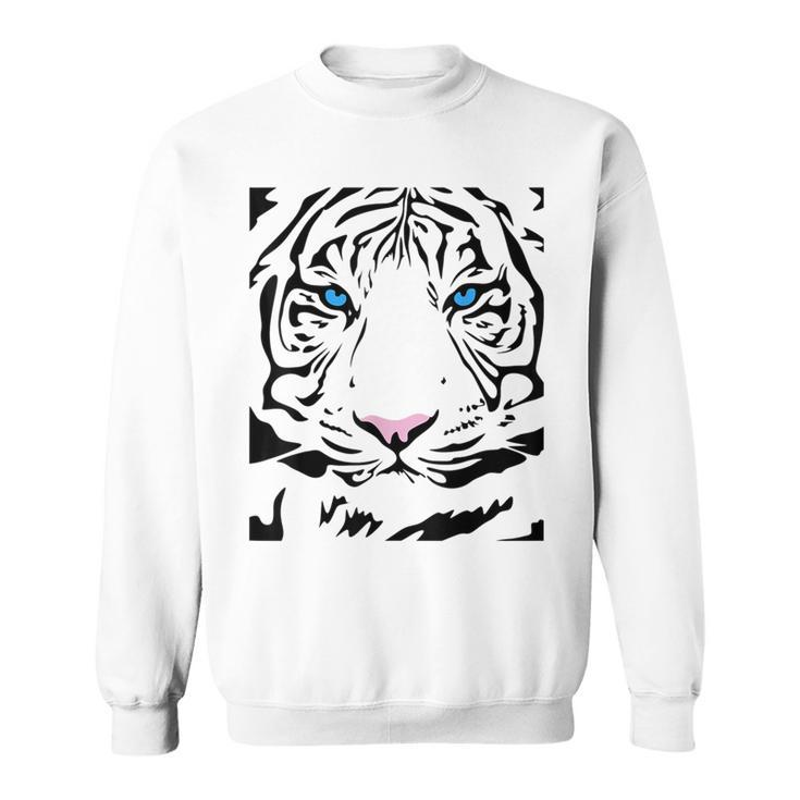 Tiger Tigress Face Fierce And Wild Beautiful Big Cat T Sweatshirt
