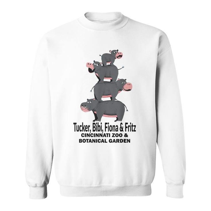 Tucker-Bibi-Fiona And Fritz Hippo  Sweatshirt