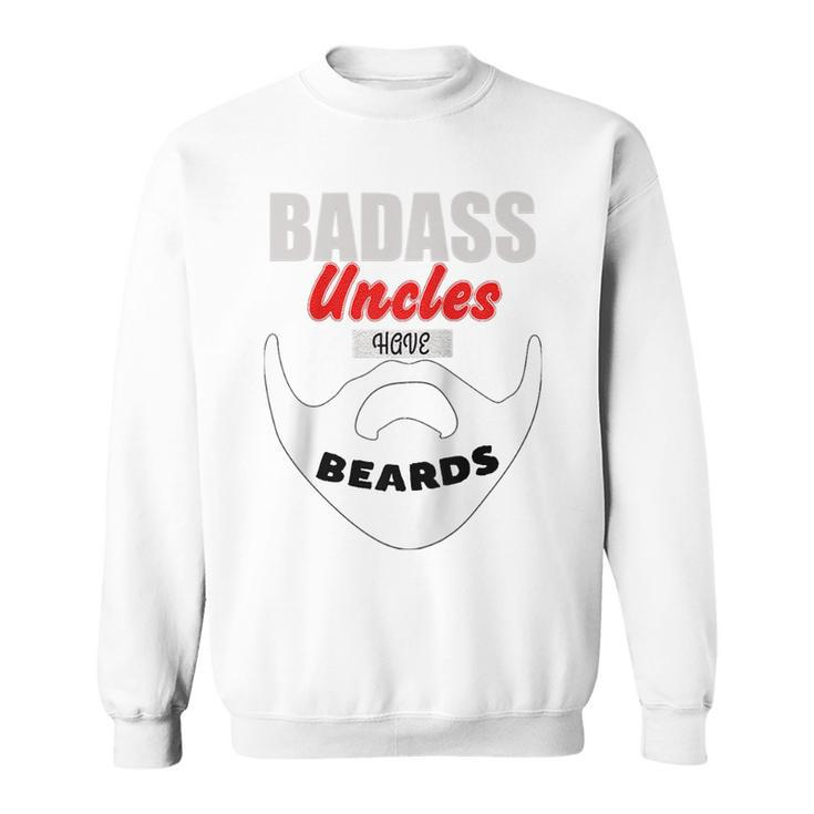Uncles Gifts Uncle Beards Men Bearded  Sweatshirt