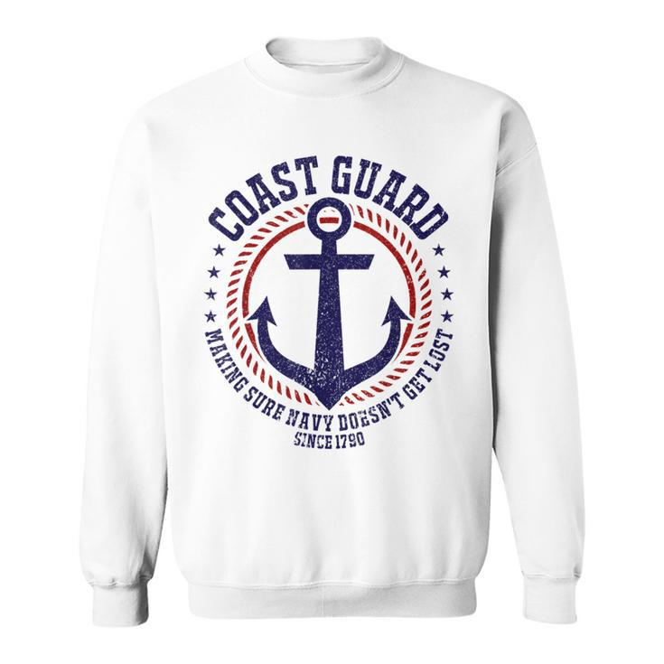 Us Coast Guard  United Stated Armed Forces Dad Gift Funny Gifts For Dad Sweatshirt