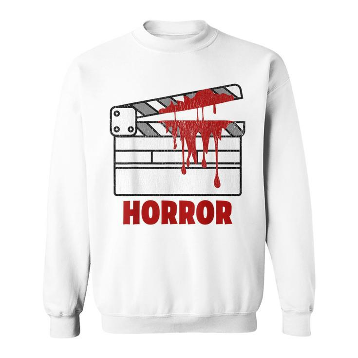 Vintage Horror Flick Halloween Scary Horror Movie Horror Halloween Funny Gifts Sweatshirt