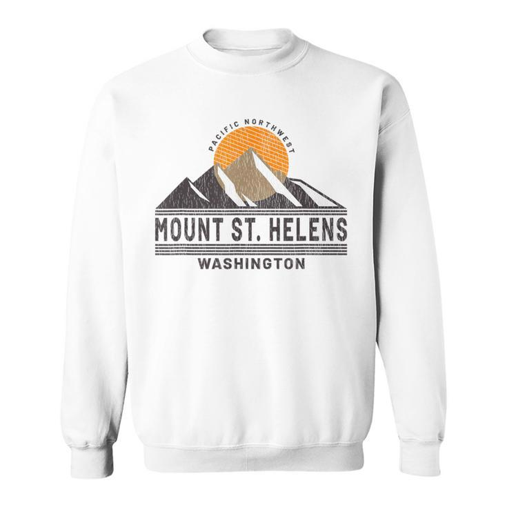 Vintage Mount St Helens Washington Mountain Souvenir Sweatshirt
