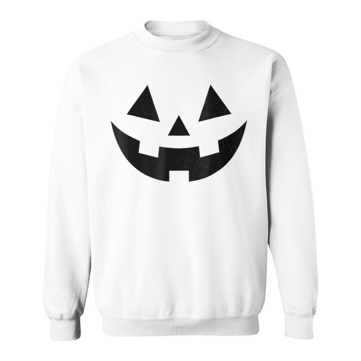 Vintage Pumpkin Face Jackolantern Jack O Lantern Halloween Sweatshirt