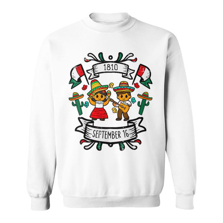 Viva Mexico September 16 1810 Mexican Independence Day Sweatshirt