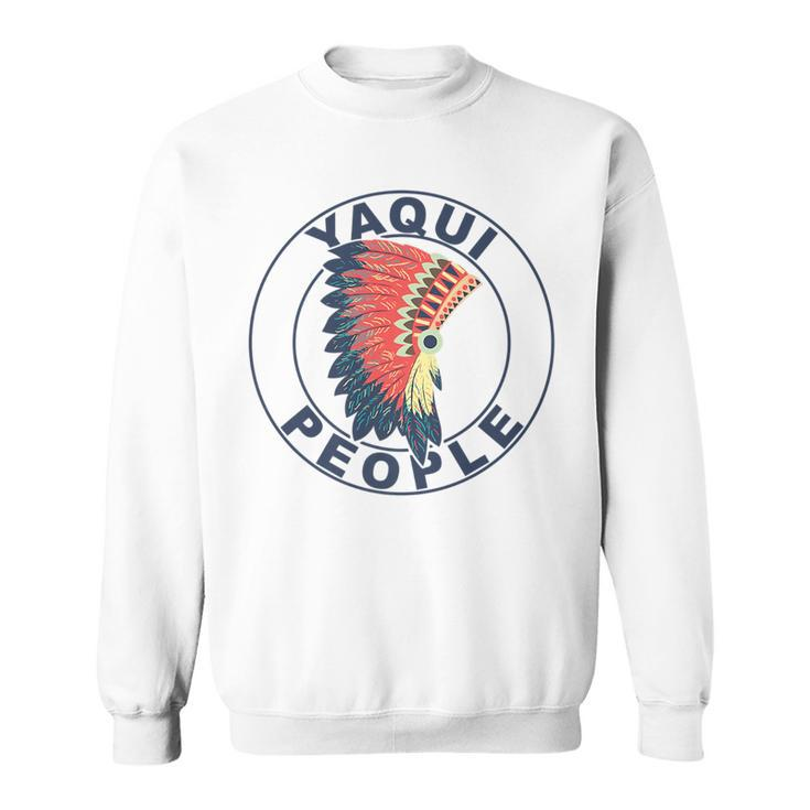 Yaqui Pride Headdress Proud Native American Yaqui Tribe   Sweatshirt