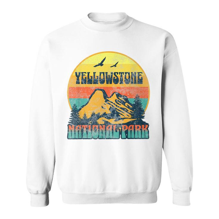 Yellowstone National Park Wyoming Nature Hiking Outdoors  Sweatshirt