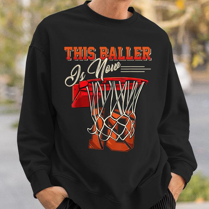 10Th Birthday For Boy Basketball 10 Years Old Kid Gift Sweatshirt Gifts for Him