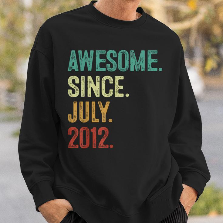 11 Year Old Awesome Since July 2012 11Th Birthday Sweatshirt Gifts for Him