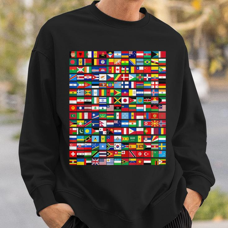 195 Flags Of All Countries In The World International Event Sweatshirt Gifts for Him