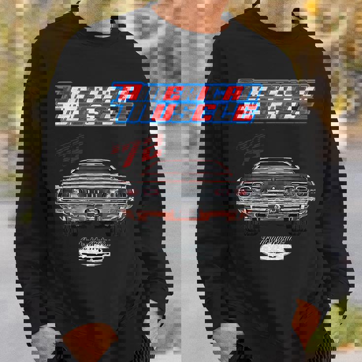 1972 ChallengerHot RodMuscle CarMagnumRT Se440Rally Sweatshirt Gifts for Him