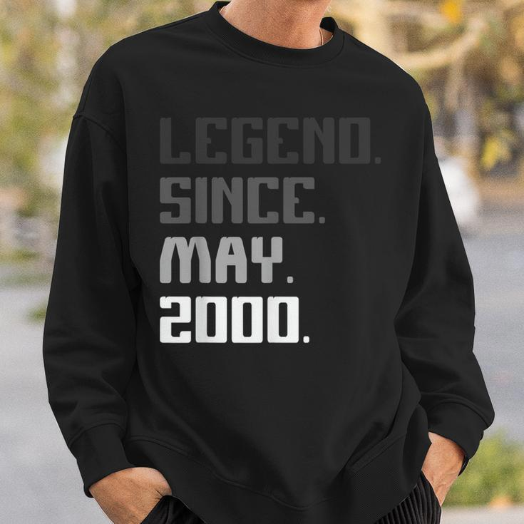 21St Birthday Gifts 21 Years Old Legend Since May 2000 Sweatshirt Gifts for Him