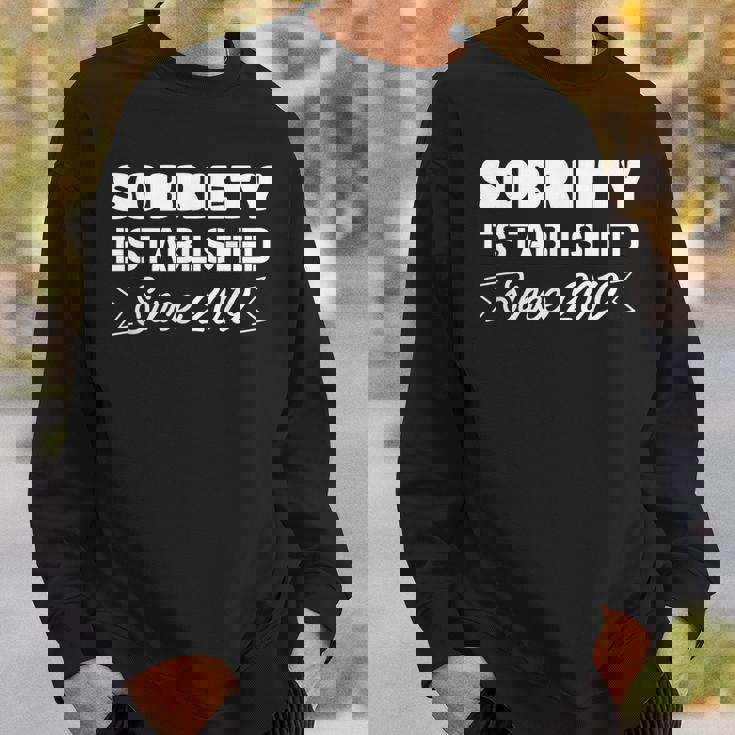 3 Years Sober Sobriety Celebration Appreciation 2019 Sober Sweatshirt Gifts for Him