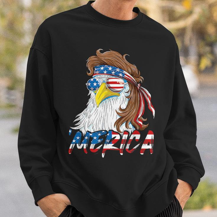 4Th Of July Eagle Mullet Merica Men 4Th Of July American Mullet Funny Gifts Sweatshirt Gifts for Him