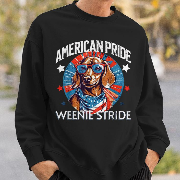 4Th Of July Funny Dachsund Weiner Dog Weenie Usa America Sweatshirt Gifts for Him