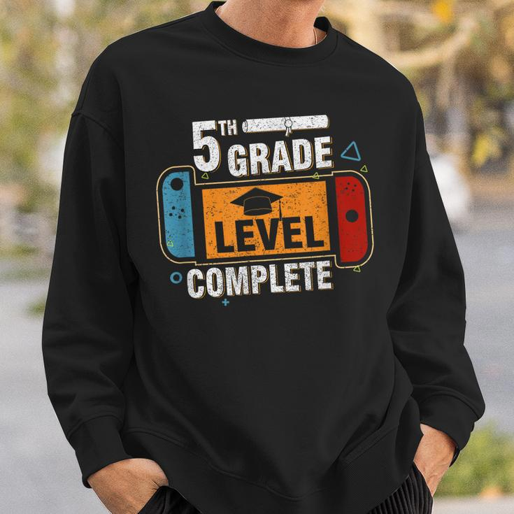 5Th Grade Class Of 2023 Gamer Level Complete Graduation Sweatshirt Gifts for Him