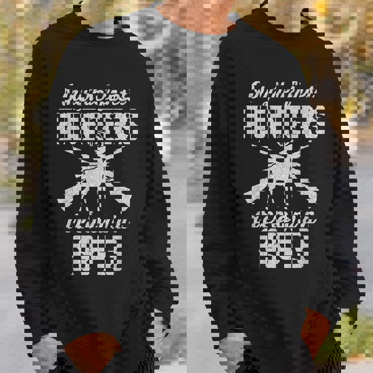 80 Year Old Deer Hunter Hunting 1943 80Th Birthday Sweatshirt Gifts for Him