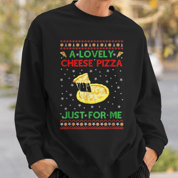 A Lovely Cheese Pizza Alone Funny Kevin X Mas Home Pizza Funny Gifts Sweatshirt Gifts for Him