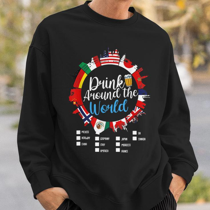 Adult Vacation Drinking Countries International National Sweatshirt Gifts for Him