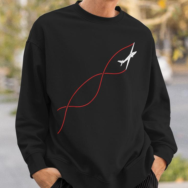 Aerobatic Glider Pilot Sweatshirt Gifts for Him