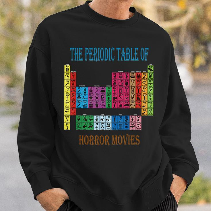 Aki Dreams House Periodic Table Of Horror Movies Movies Sweatshirt Gifts for Him