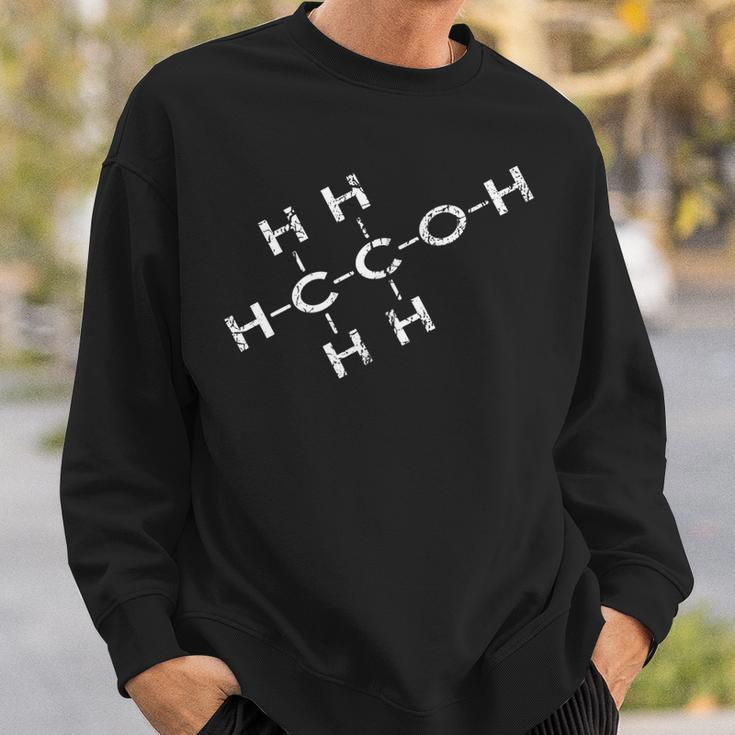 Alcohol Chemical Formula Organic Chemistry Sweatshirt Gifts for Him