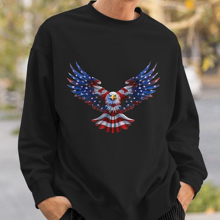 American Eagle Flag Usa 4Th Of July Sweatshirt Gifts for Him