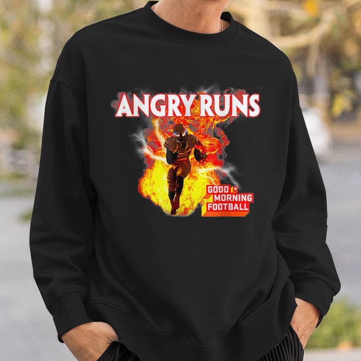 Angry Runs Good Morning Football Angry Runs Football Sweatshirt Gifts for Him