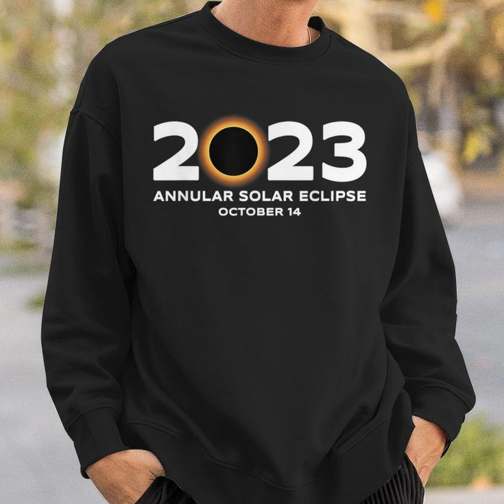 Annular Solar Eclipse 2023 October 14 Astronomy Lover Sweatshirt Gifts for Him