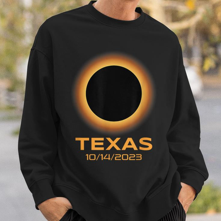 Annular Solar Eclipse October 2023 Texas Astronomy Sweatshirt Gifts for Him