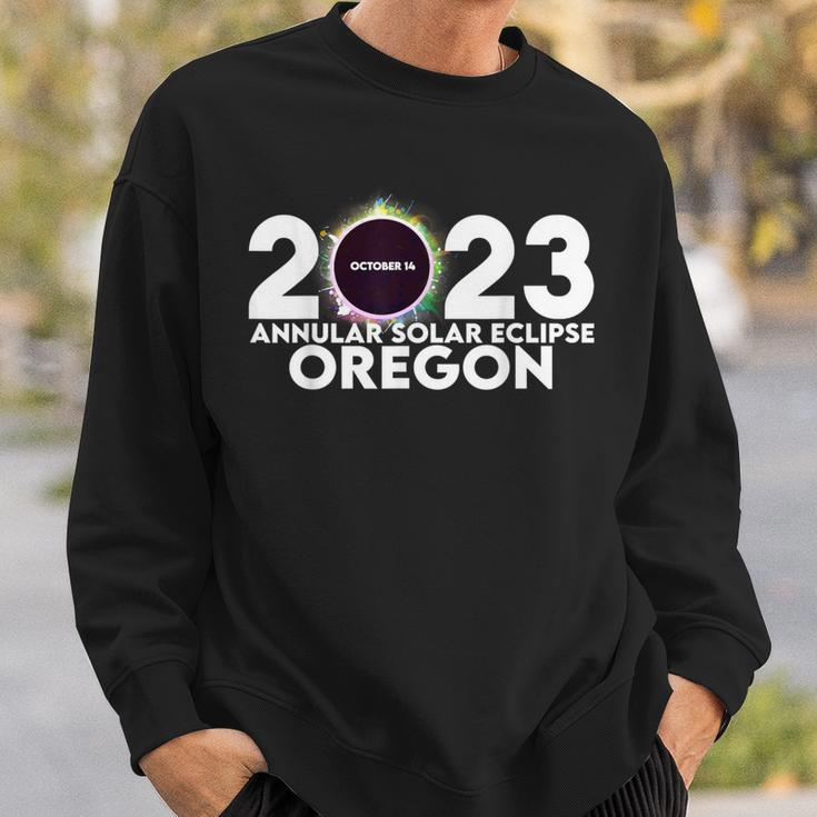 Annular Solar Eclipse Oregon 2023 Sweatshirt Gifts for Him