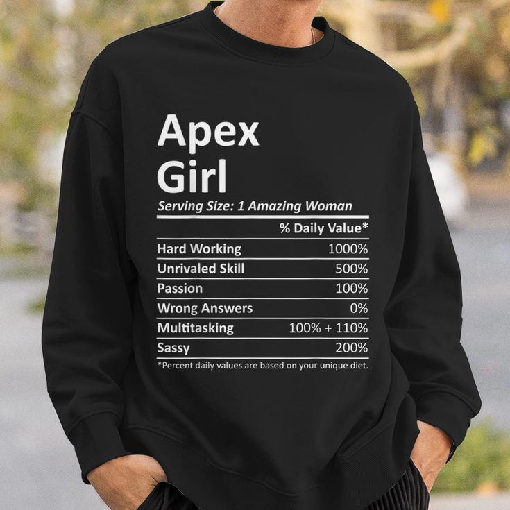 Apex Girl Nc North Carolina Funny City Home Roots Usa Gift Usa Funny Gifts Sweatshirt Gifts for Him