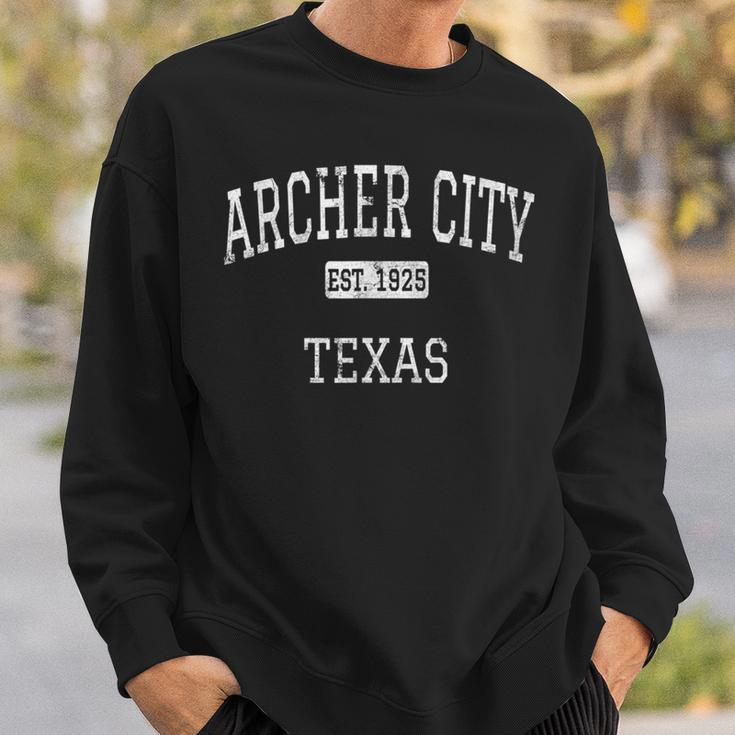 Archer City Texas Tx Vintage Sweatshirt Gifts for Him