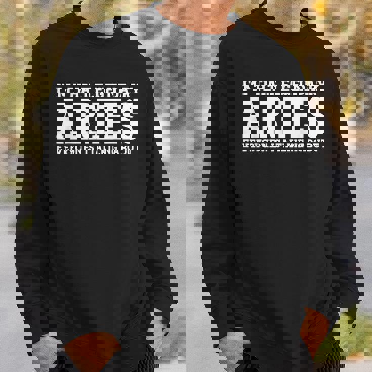 Aries Personal Name Funny Aries Sweatshirt Gifts for Him