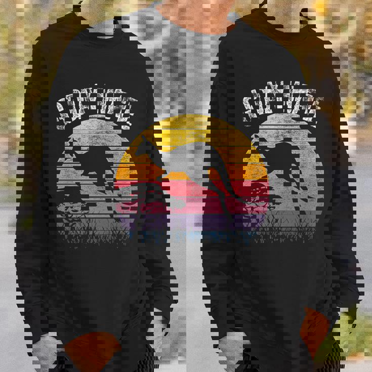 Australia Gday Mate Funny Kangaroo Australian Symbol Sweatshirt Gifts for Him