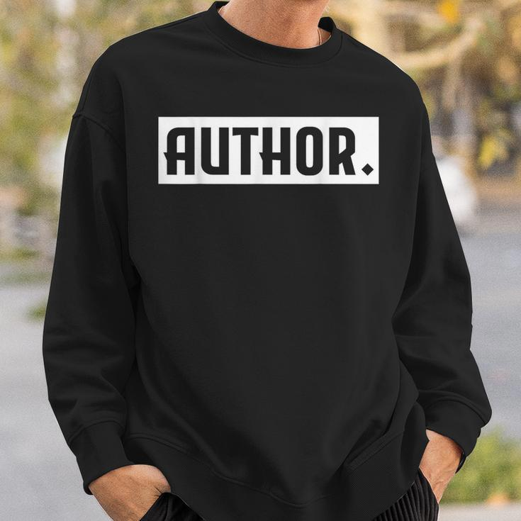 Author Book Writing Writer's Sweatshirt Gifts for Him