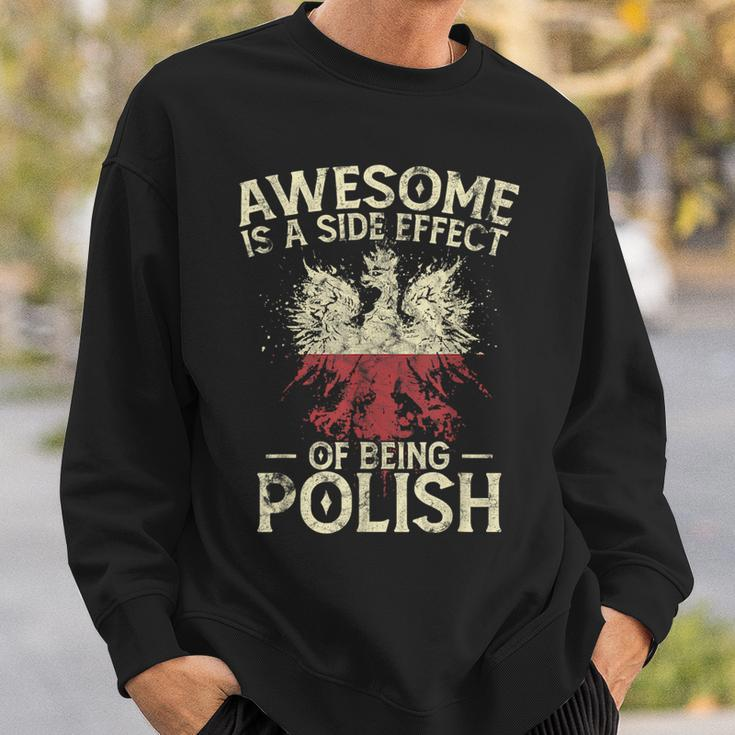 Awesome Is A Side Effect Of Being Polish Sweatshirt Gifts for Him