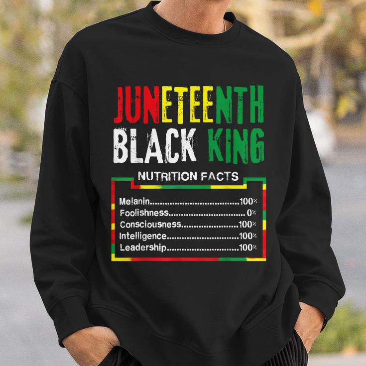 Awesome Junenth Black King Melanin Fathers Day Men Boys Sweatshirt Gifts for Him