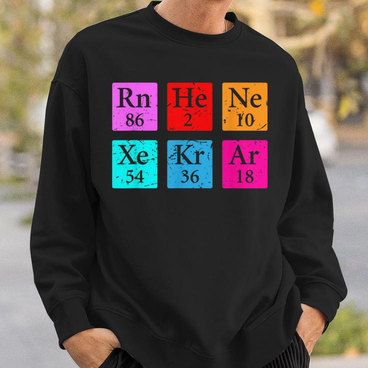 Awesome Noble Gases Science Chemical Elements Sweatshirt Gifts for Him