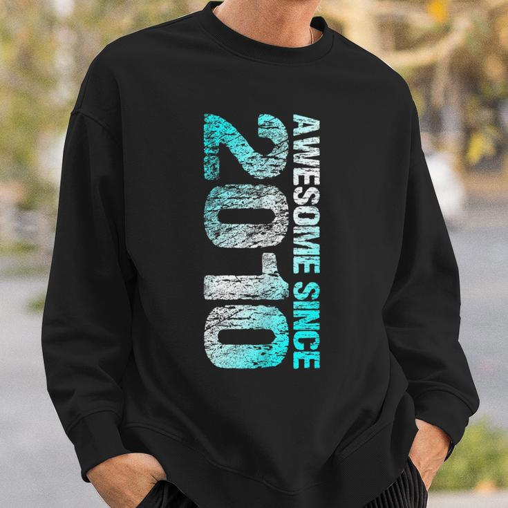 Awesome Since 2010 13Th Birthday Born 2010 Sweatshirt Gifts for Him