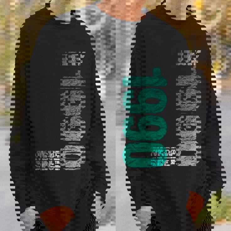 Awesome Since July 1990 33Th Birthday Born 1990 Sweatshirt Gifts for Him