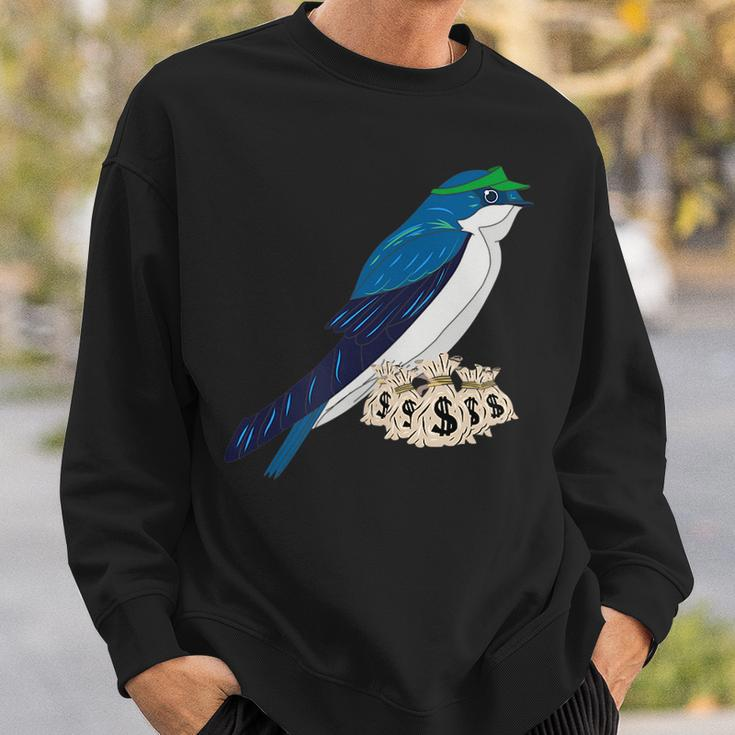 Bank Swallow Funny Birder Pun Watcher Birding Sweatshirt Gifts for Him