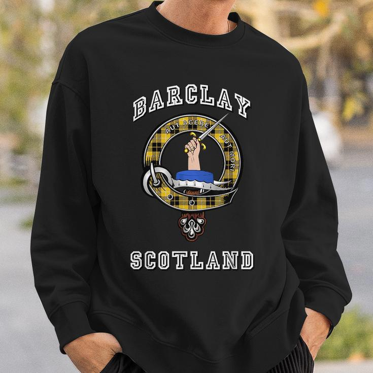 Barclay Tartan Clan Badge Athletic Style Sweatshirt Gifts for Him