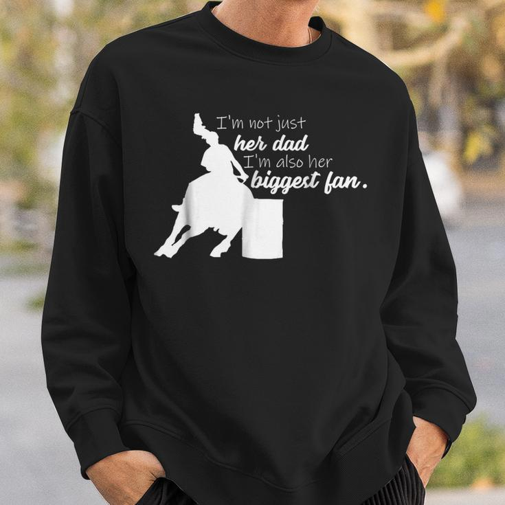 Barrel Racing DadCowgirl Horse Riding Racer Gift For Mens Sweatshirt Gifts for Him