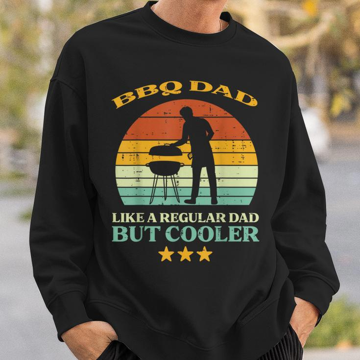 Bbq Dad Cooler Retro Barbecue Grill Fathers Day Daddy Papa Sweatshirt Gifts for Him
