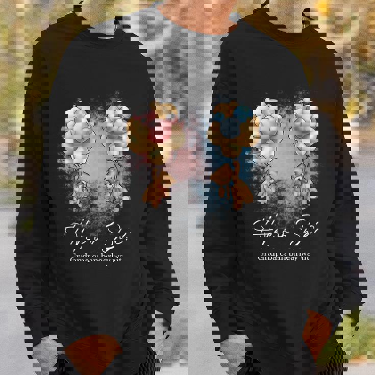 Bears Balloons Grandpa Can Bearly Wait Gender Reveal Sweatshirt Gifts for Him