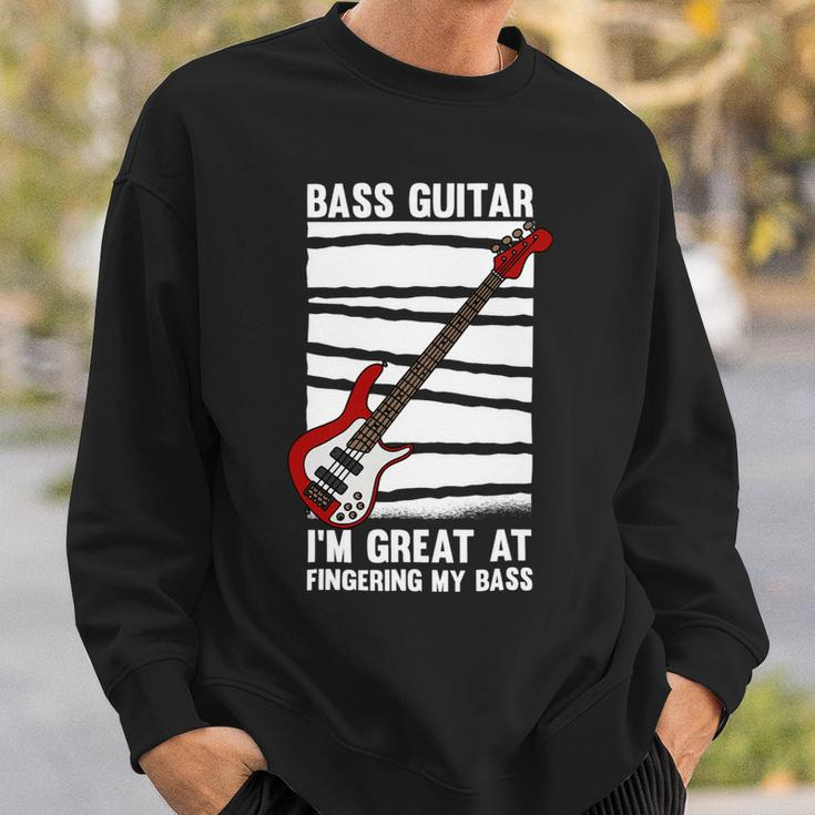 Beer Funny Bass Guitar Player Graphic Design And Beer Guitarist Sweatshirt Gifts for Him