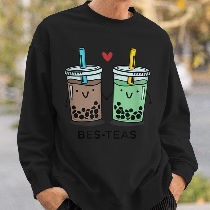 Bes-Teas - Besties Best Friends Bubble Tea Boba CuteSweatshirt Gifts for Him